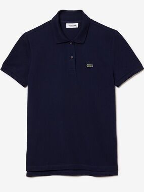 Lacoste Women's Regular Fit Supple Petit Piqué Polo. Color: Navy Blue. Size: 42
